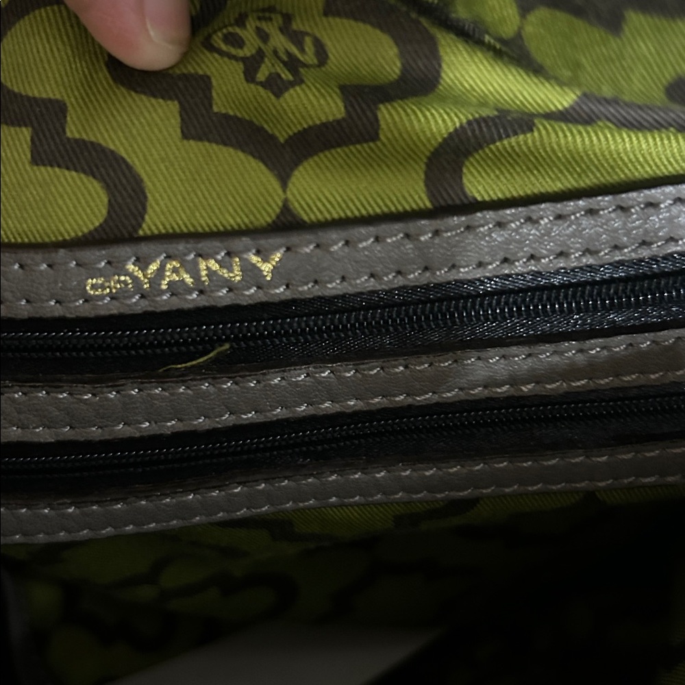 orYANY Elegant Leather Tan and Brown Bag - Picture 3 of 10